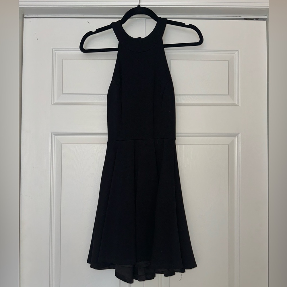Lulus open back mini dress